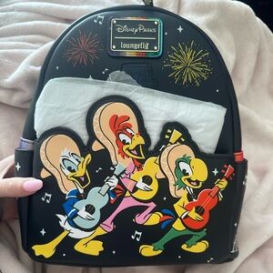 NWT Three Caballeros Loungefly!